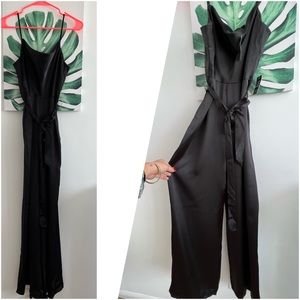 Express formal black jumpsuit size S nwt